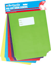 BOOK COVERS COLOUR PRE CUT 10